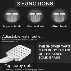Arko Thermostatic Shower Mixer with Adjustable Riser Kit Exposed Square Shower – Chrome