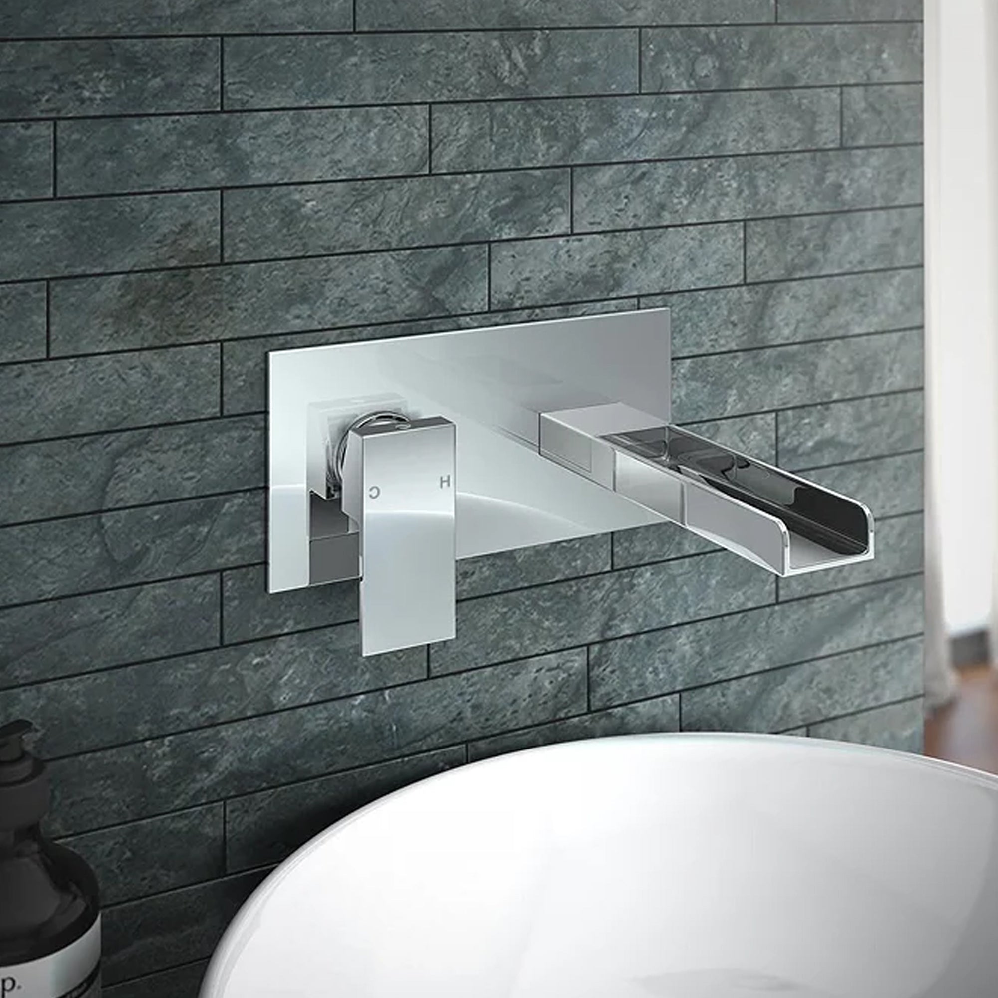 Wall Mounted Bath Filler – Polished Chrome