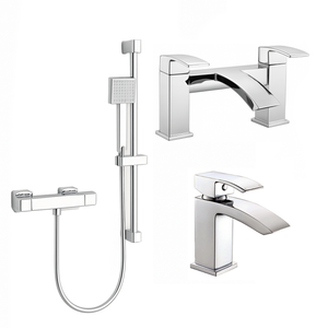 ARKO Vista Bath Filler & Hand Shower Set – Chrome