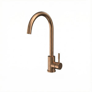Arko Manhattan Single Lever Kitchen Sink Mixer Tap Swivel Spout - Bronze