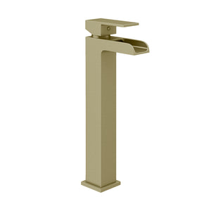High Rise Mono Basin Mixer Tap – Brass