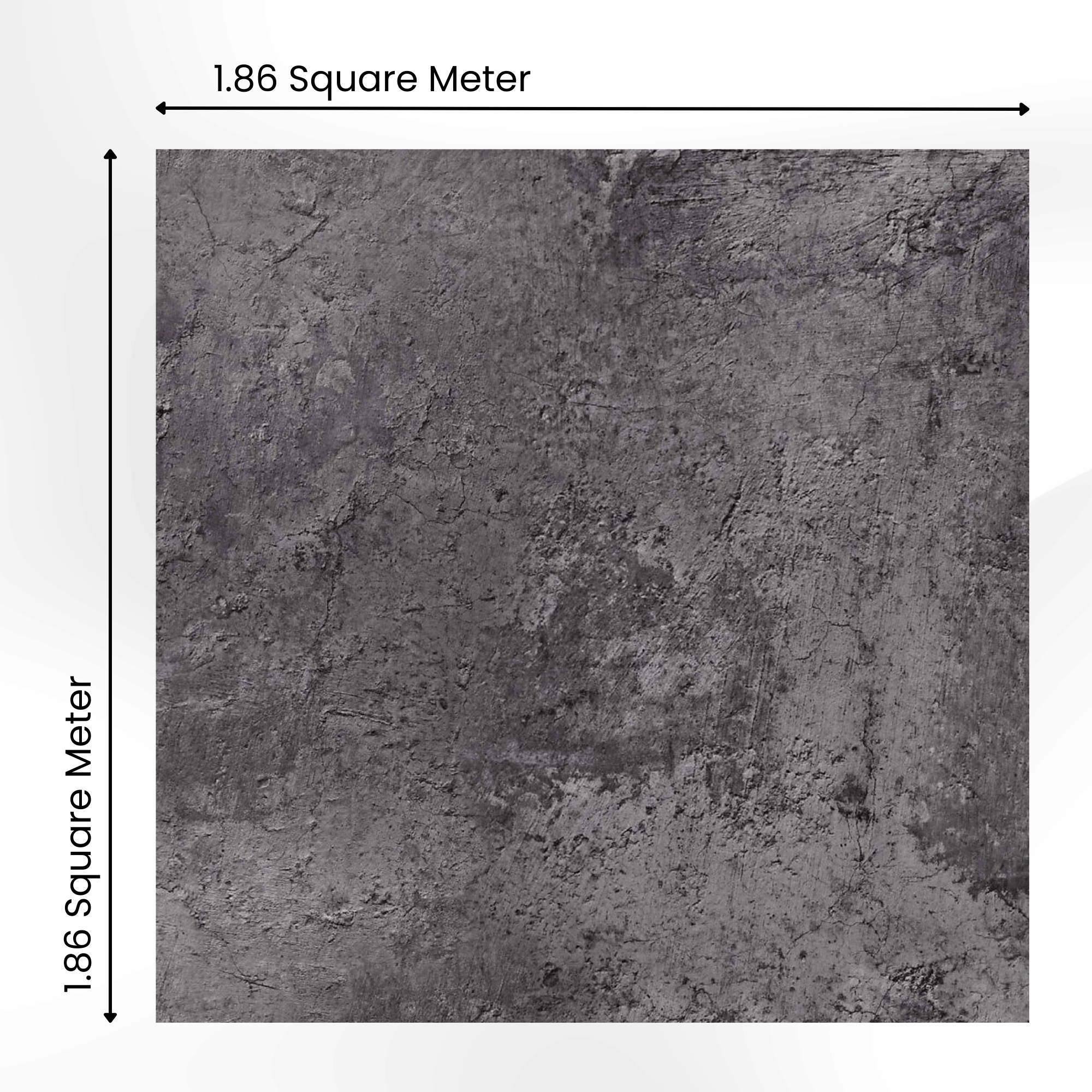 ARKO SPC Vinyl Click Flooring – Anthracite Marble, 1.86m² Pack, 5.35mm Thick, 0.55mm Wear Layer