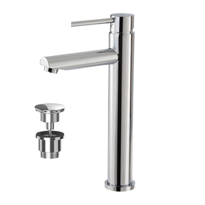 Premium Tall Chrome Basin Mixer Tap – Sleek Round Design