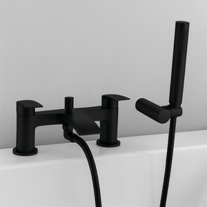 ARKO Capri Bath Shower & Basin Mixer Tap Set – Black
