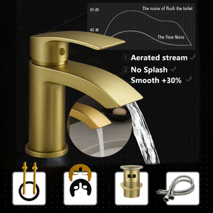 ARKO Capri Bath Filler & Hand Shower Set – Brass