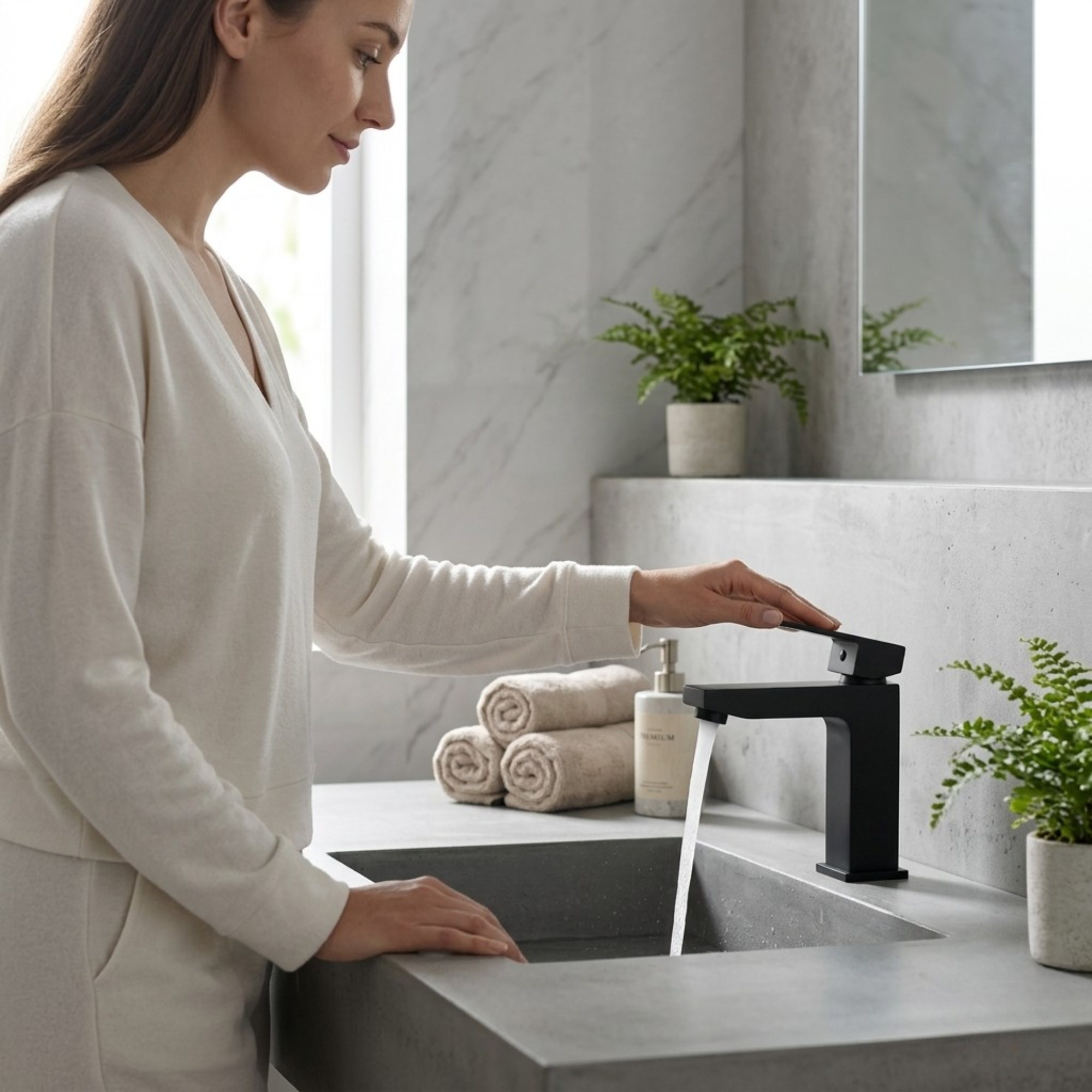 Verda Basin Mixer Tap