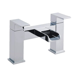 Waterfall Modern Bath Filler Taps – Chrome