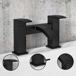 Vista Bath Filler Matte Black