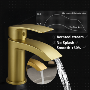 ARKO Capri Bath Filler & Mixer Shower Set - Brass