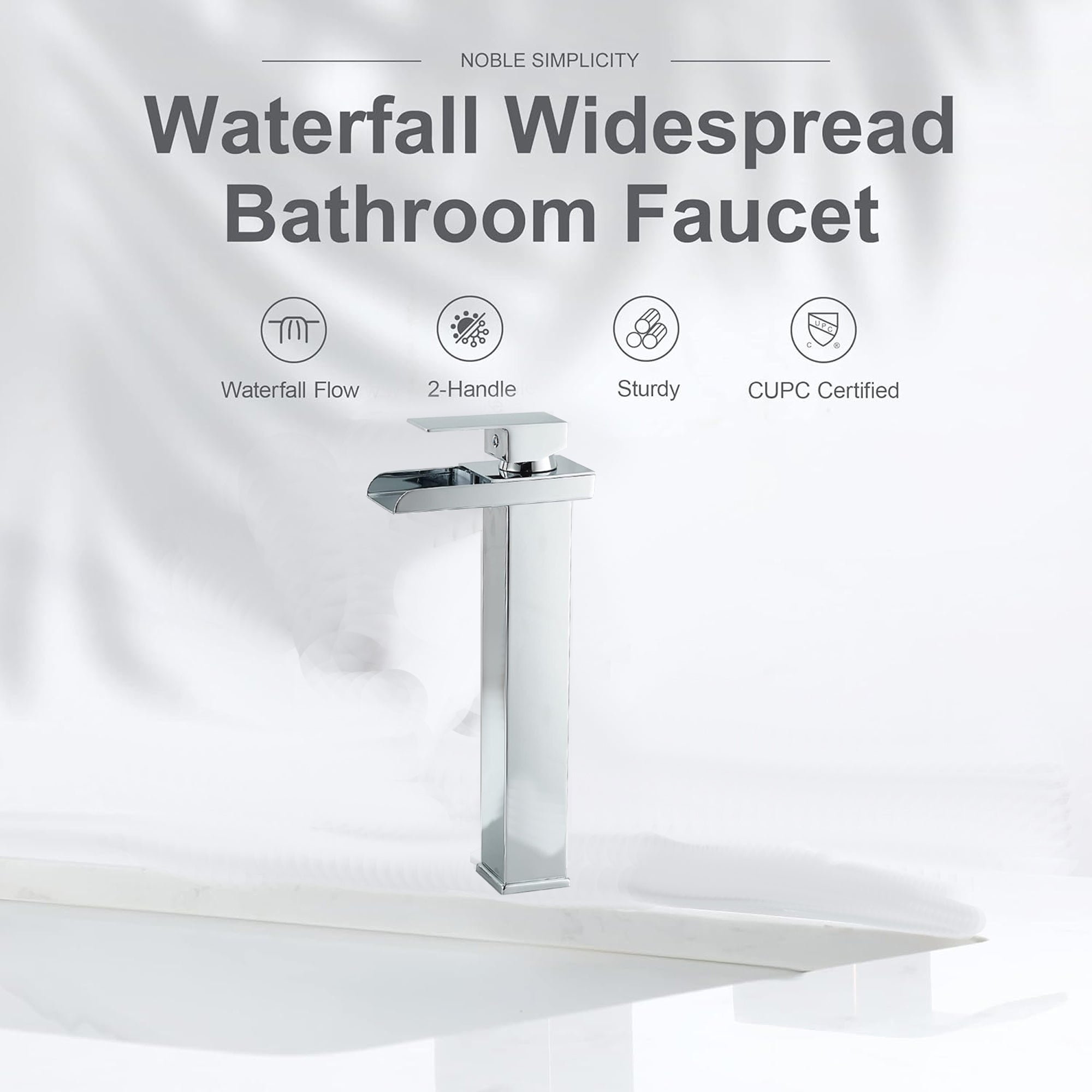 High Rise Mono Basin Mixer Tap – Chrome