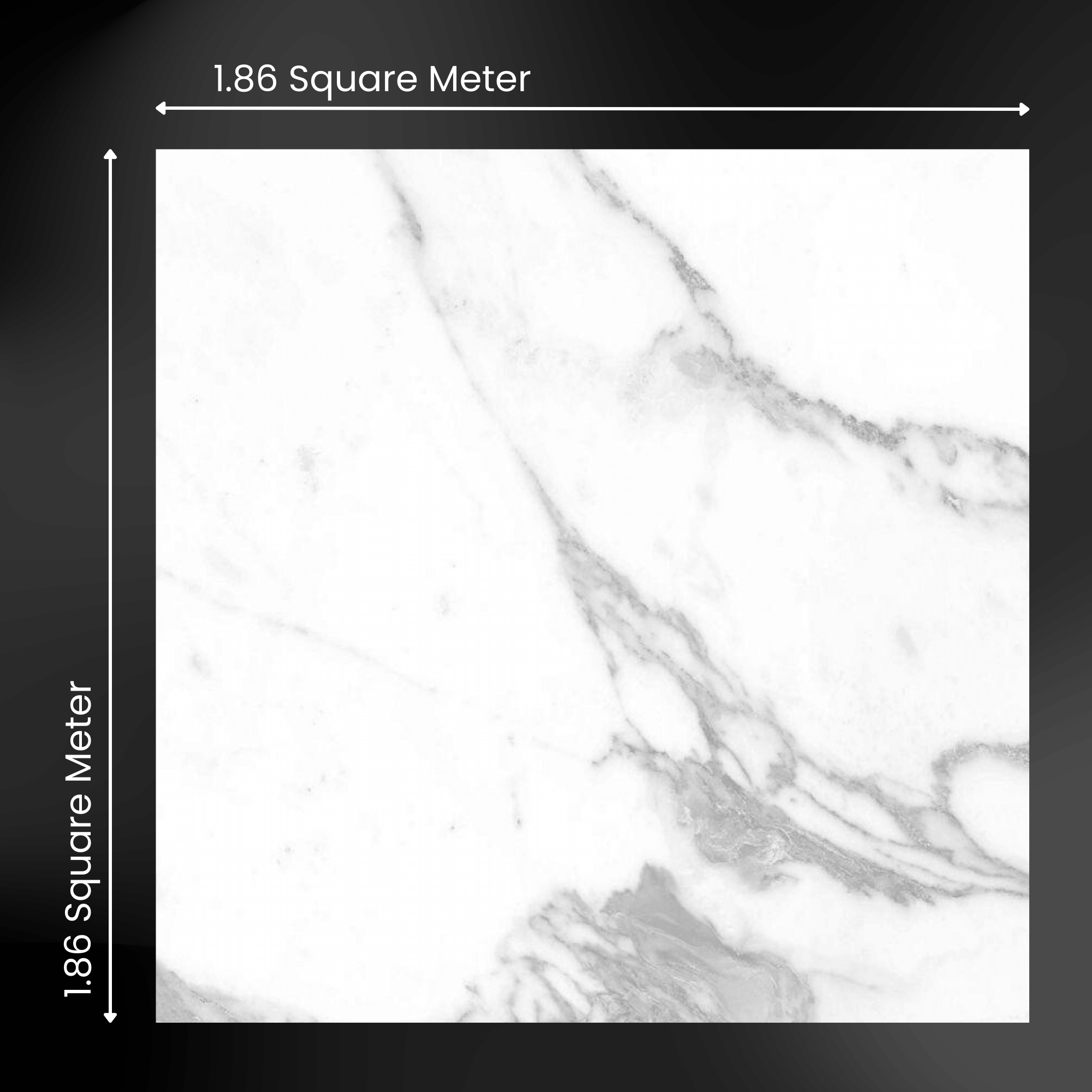 ARKO SPC Vinyl Click Flooring – Carrara Matt White Marble, 1.86m² Pack, 5.35mm Thick, 0.55mm Wear Layer