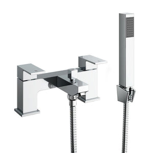 Verda Modern Bath Shower Mixer with Shower Kit – Chrome
