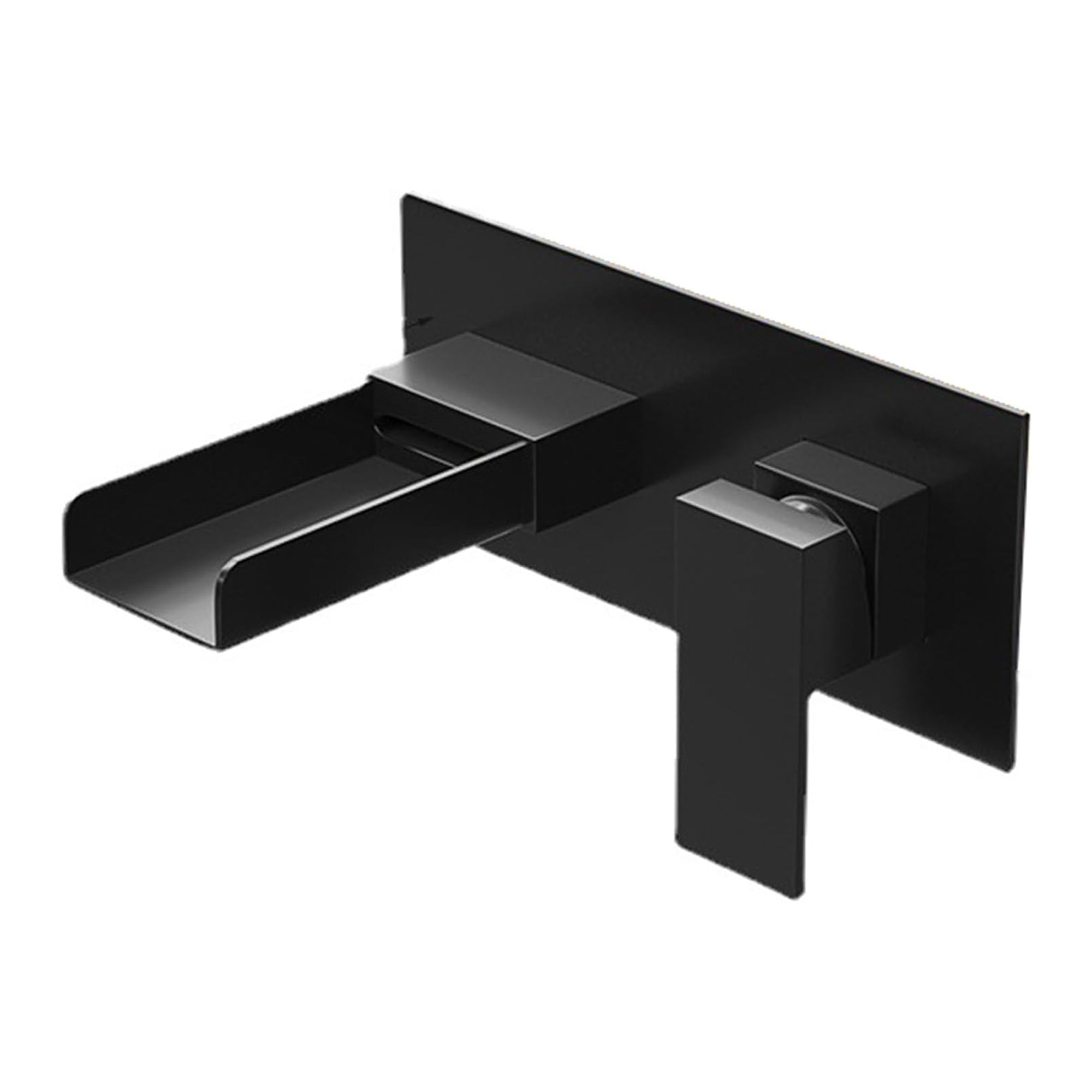Wall Mounted Waterfall Bath Filler – Matte Black