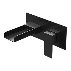 Wall Mounted Waterfall Bath Filler – Matte Black