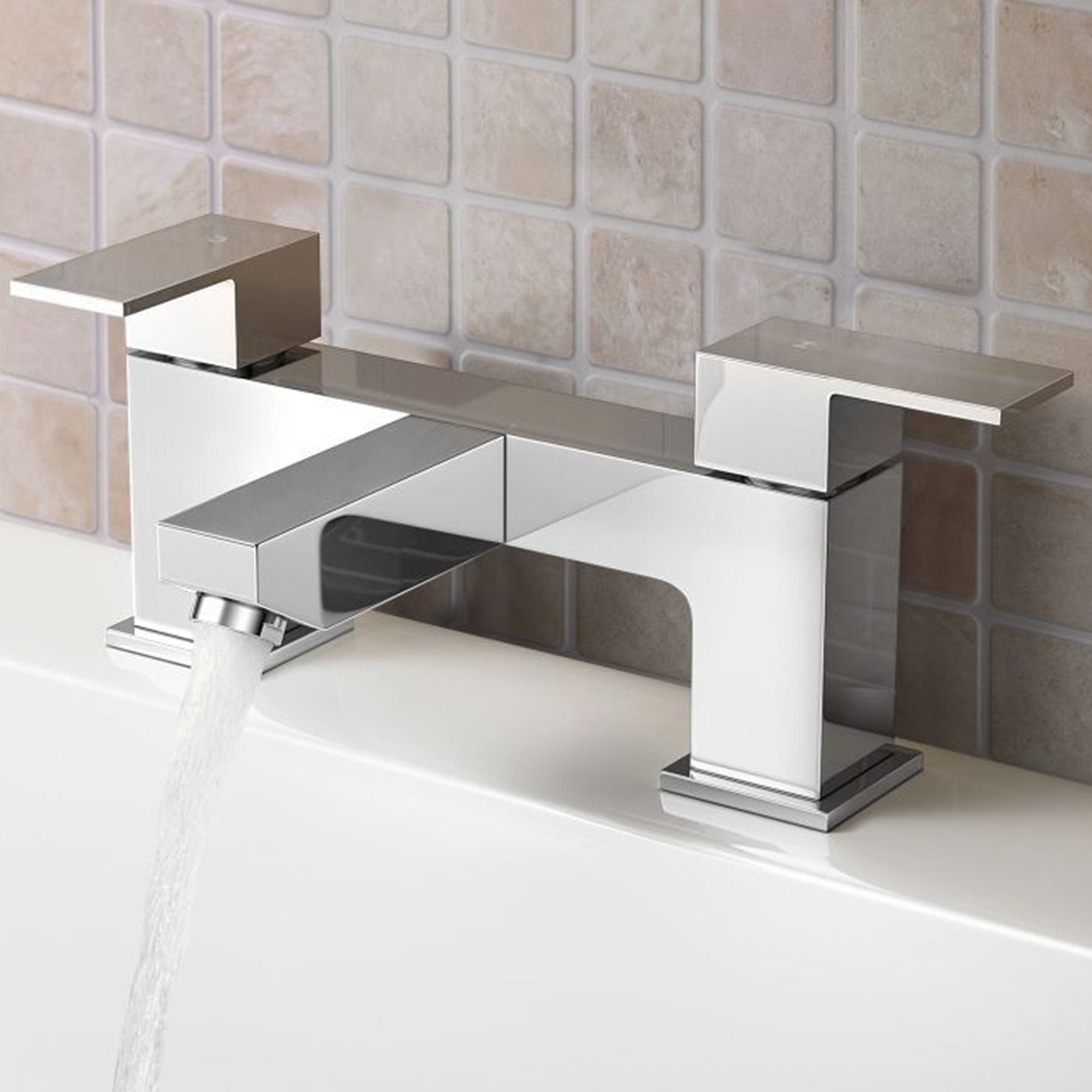 Verda Modern Chrome Bath Filler Tap