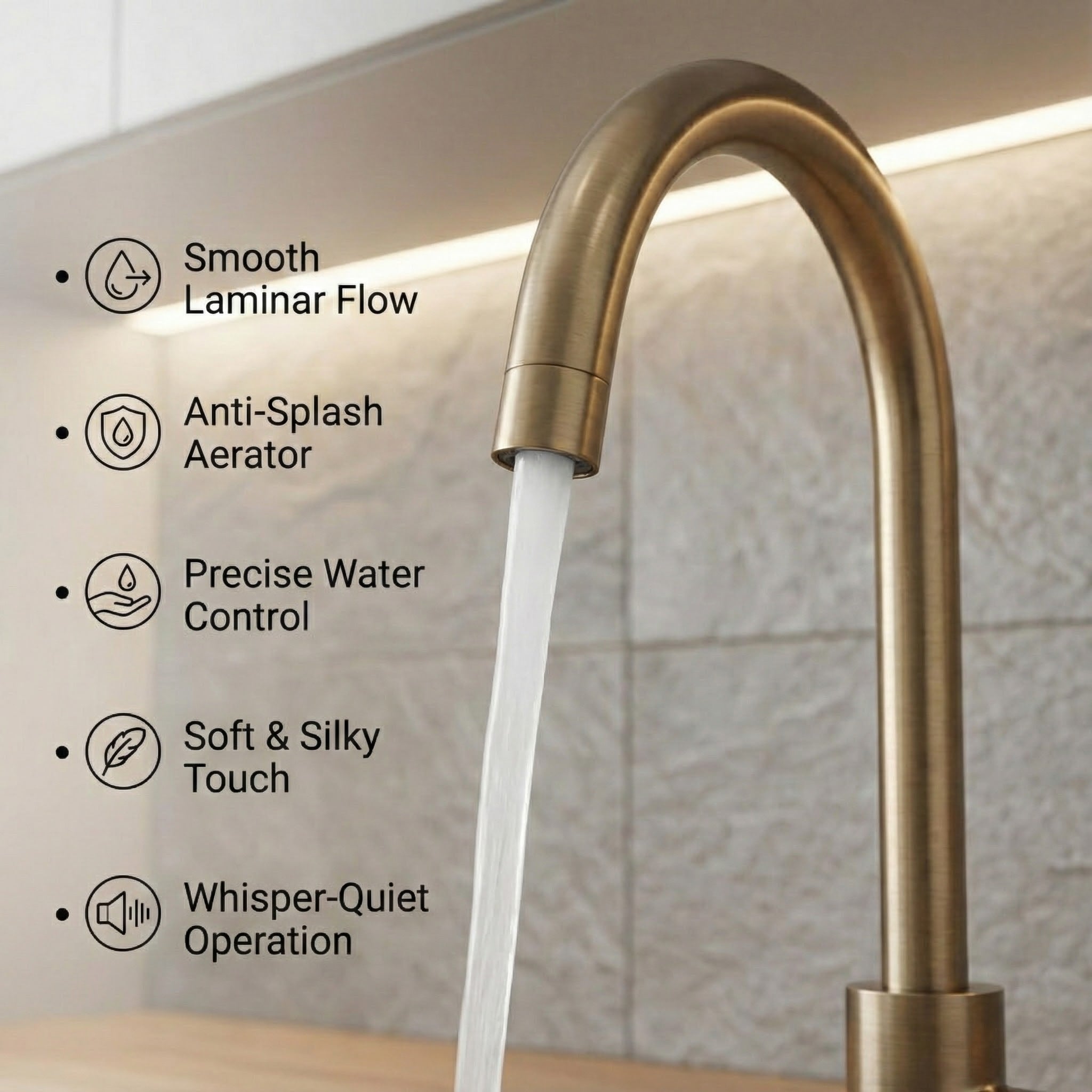Arko Manhattan Single Lever Kitchen Sink Mixer Tap Swivel Spout - Bronze