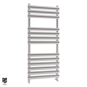 Arko Heated Towel Rail – 500 x 1200mm – Straight Bars – Chrome