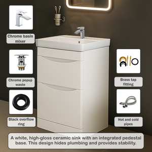 Arko Vista Complete Bathroom Suite -  Chrome