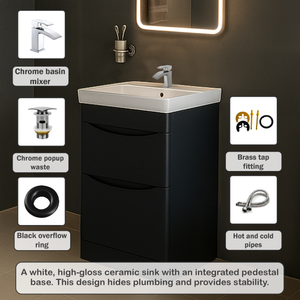 Arko Vista Complete Bathroom Suite -  Chrome