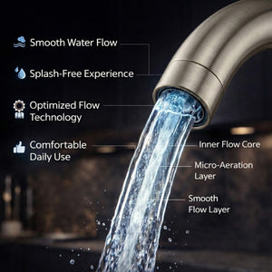 Arko Harrogate Twin Lever Kitchen Sink Mixer Tap Swivel Spout - Brushed Nickel