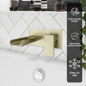 Wall Mounted Bath Filler – Brass