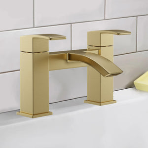 Vista Bath Filler – Brass
