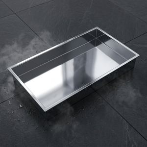 ARKO Stainless Steel Shower Without Led Niche Wall Insert, Bathroom Shower Storage Shelf, Chrome