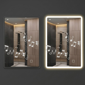 Arko 500x700mm LED Bathroom Mirror with Bluetooth Wall Mounted – Illuminated Vanity Mirror