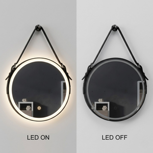 Arko 600x600mm Round LED Bathroom Mirror – Wall Mounted Illuminated Vanity Mirror