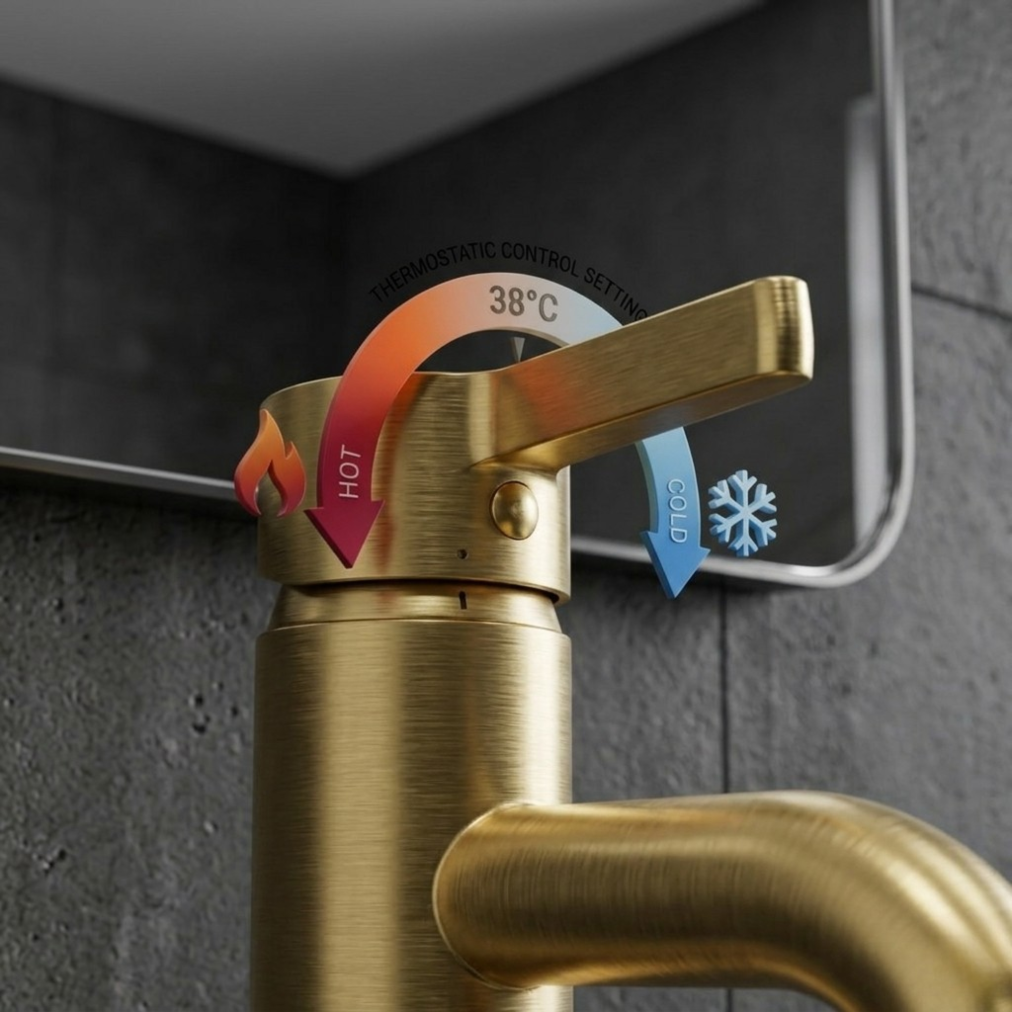 Arlo Round Basin Mixer Tap Brass