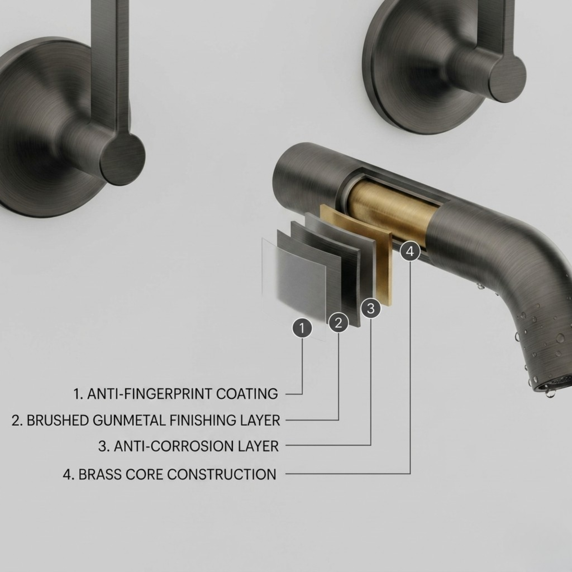 Arlo Bath Filler – Gunmetal