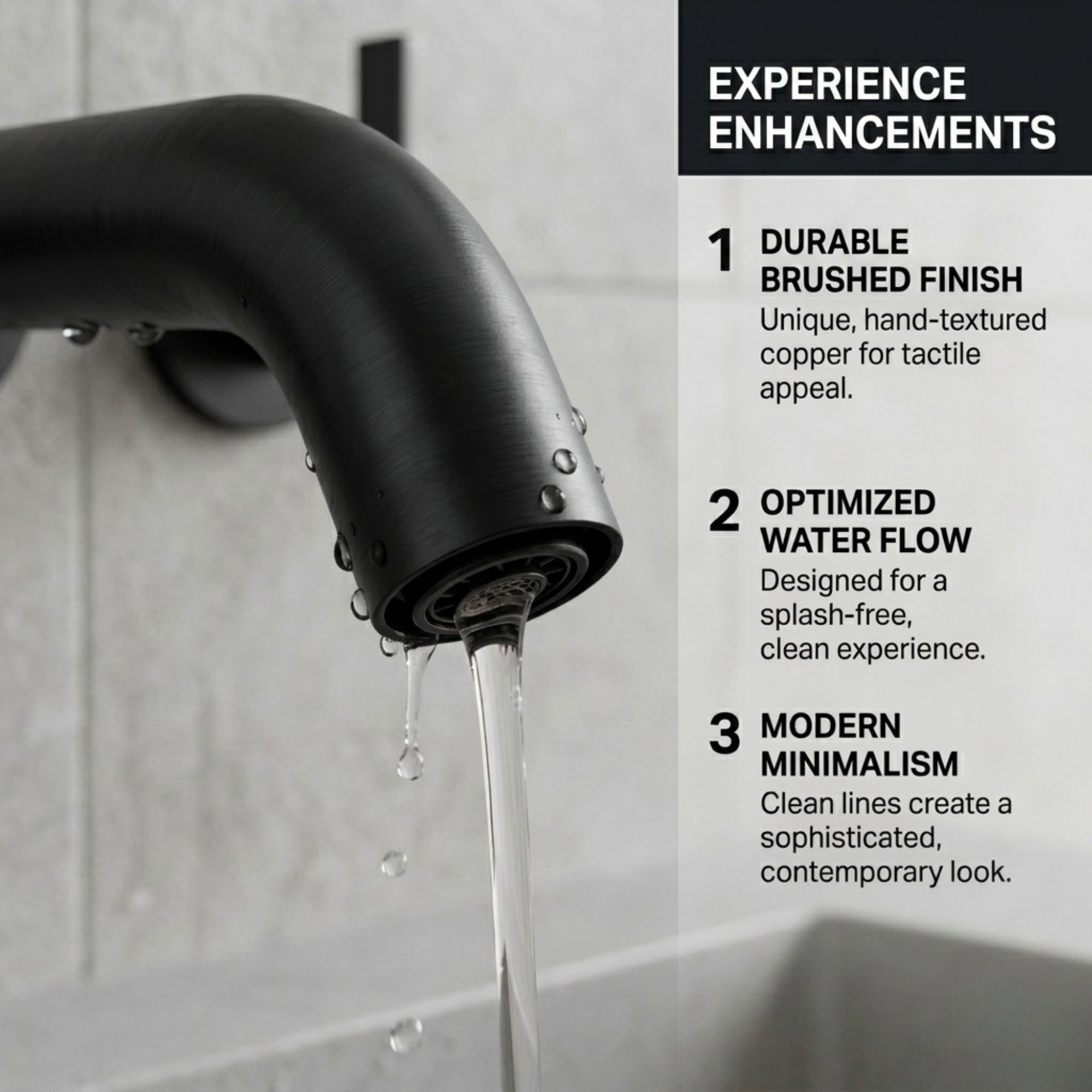 Arlo Bath Filler – Black