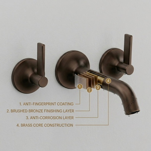 Arlo Bath Filler – Matte Bronze