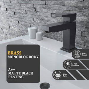 Arko Bathroom Verda Mixer Shower & Basin Mixer Tap Sets with Bath Shower Waste – Black