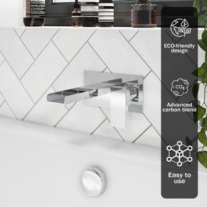 Wall Mounted Bath Filler – Polished Chrome