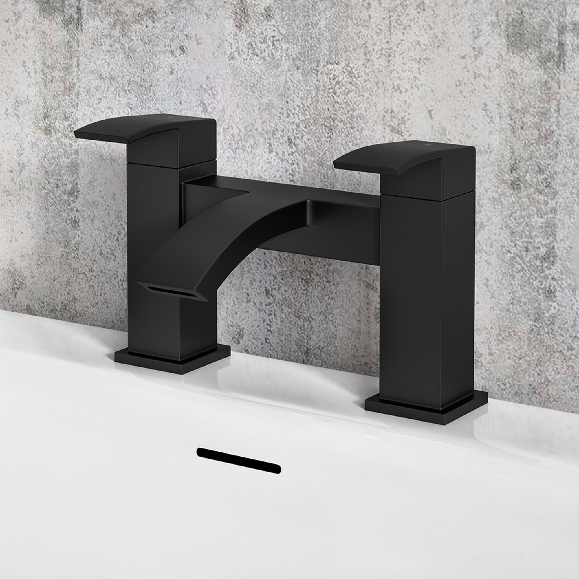Vista Bath Filler Matte Black