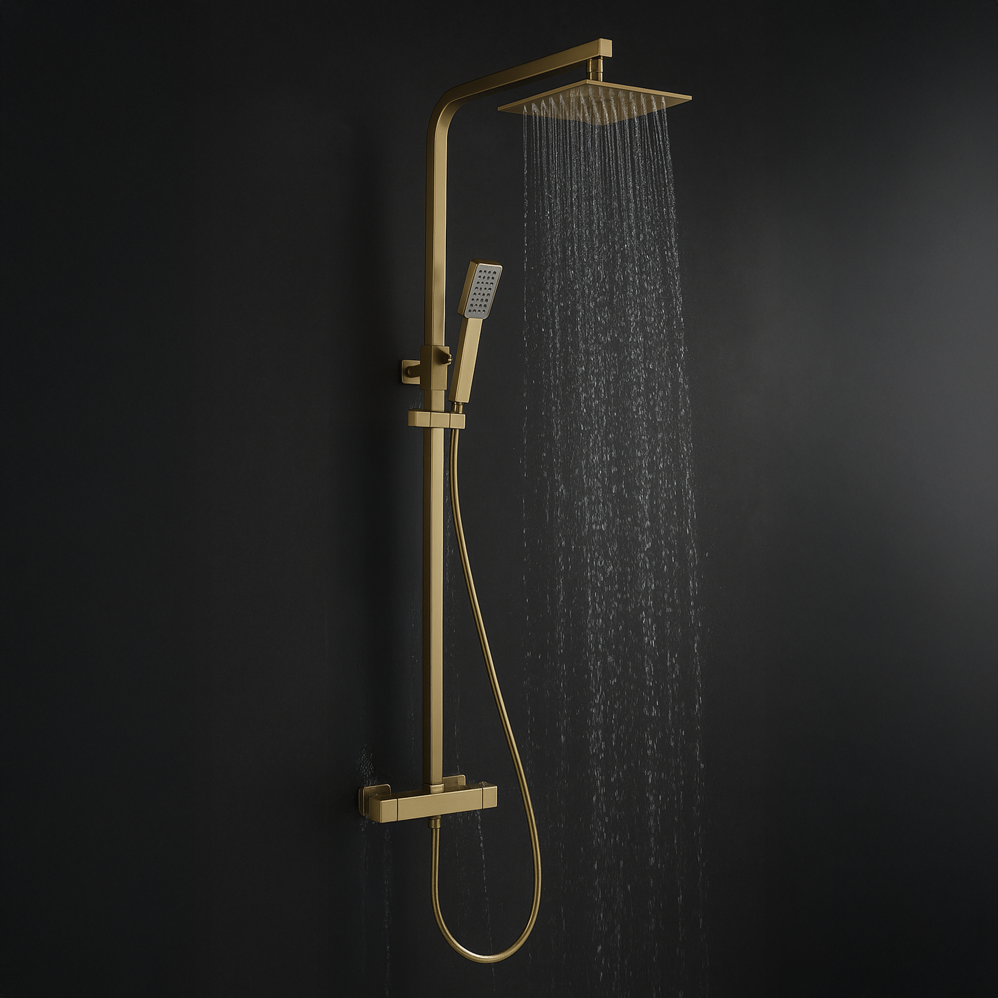 ARKO Vista Bath Filler & Mixer Shower Set – Brass