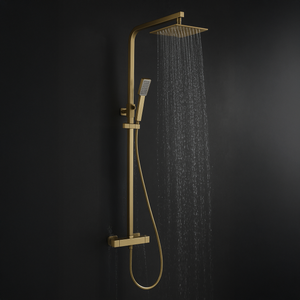 ARKO Vista Bath Filler & Mixer Shower Set – Brass