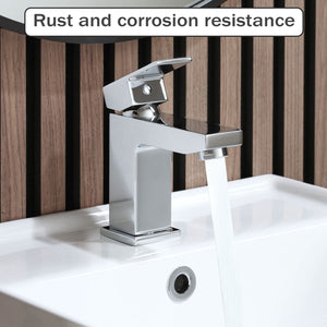 Verda Square Basin Mixer Tap
