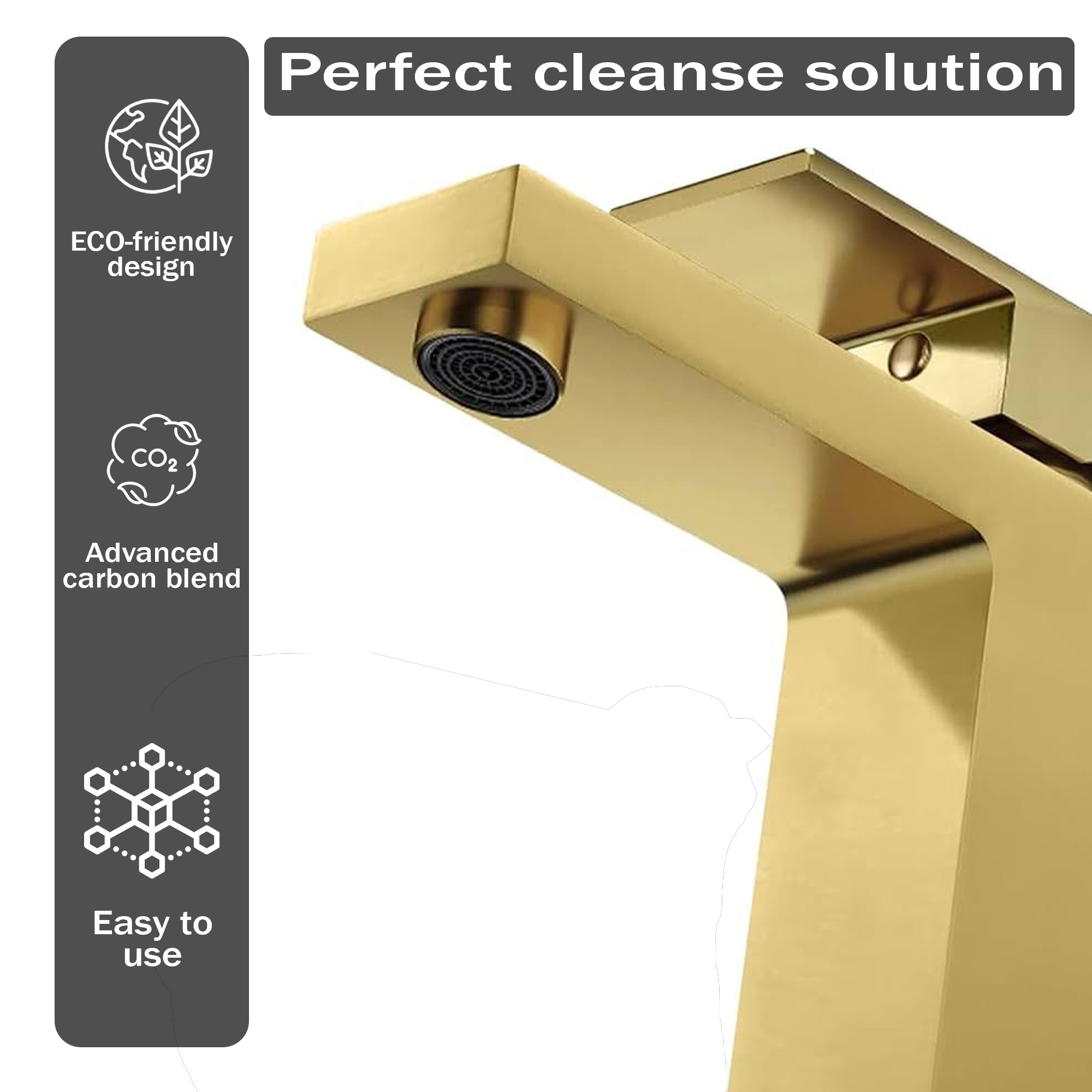 Verda Basin Mixer Tap Brushed Brass