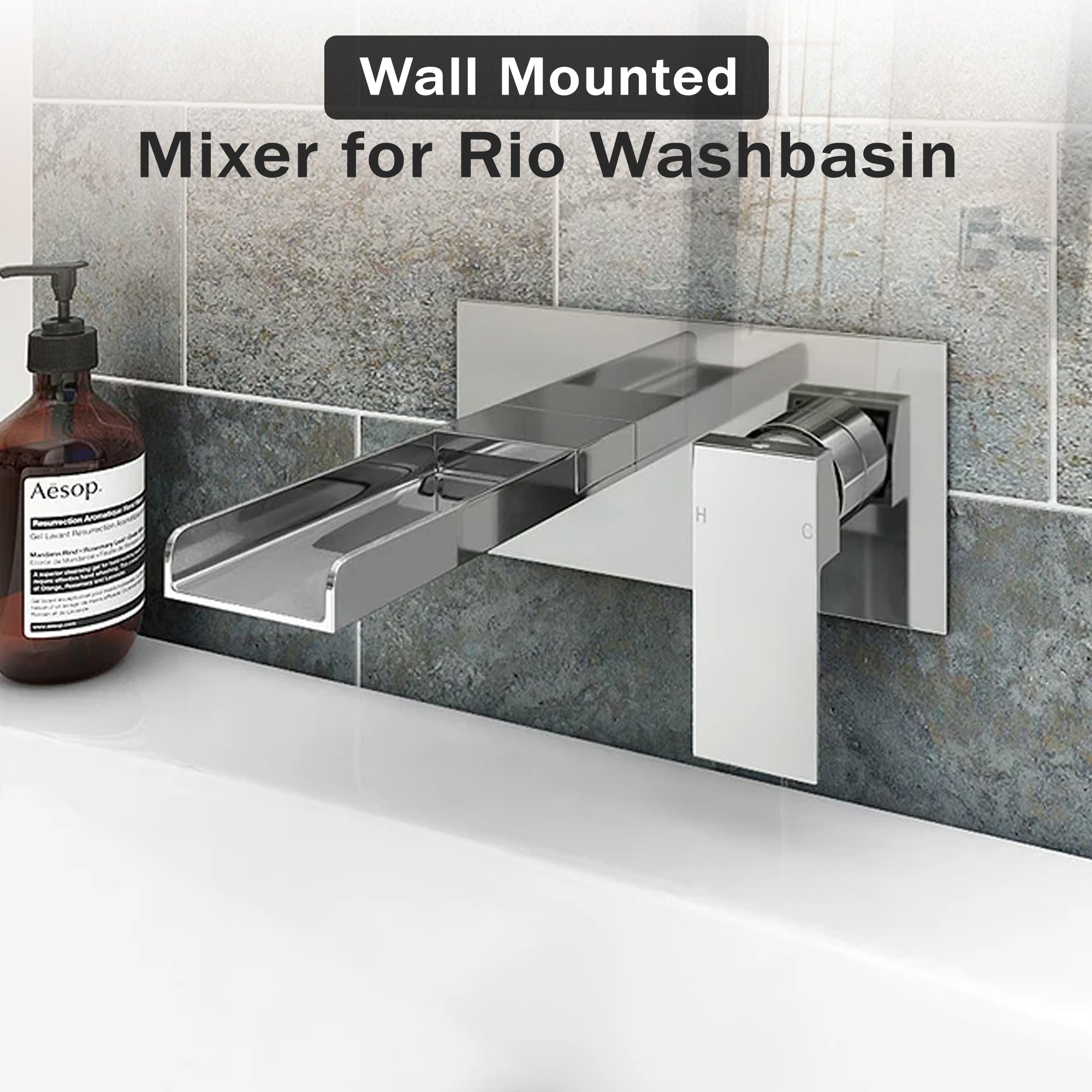 Wall Mounted Bath Filler – Polished Chrome