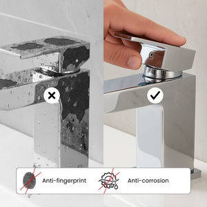 Arko Verda Bath and Basin Mixer Tap with Bath Waste Set - Chrome
