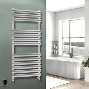 Arko Heated Towel Rail – 500 x 1200mm – Straight Bars – Chrome