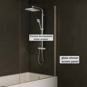 Arko Vista Complete Bathroom Suite -  Chrome
