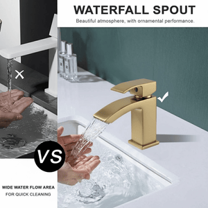 Arko Bathroom Vista Mixer Shower & Basin Mixer Tap Sets with Bath Shower Waste – Brass