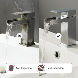 ARKO Waterfall Bath Filler & Mixer Shower Set – Chrome