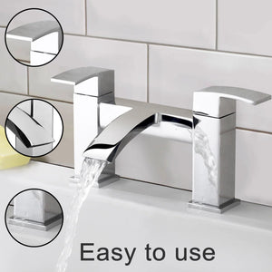 Vista Bath Filler – Chrome