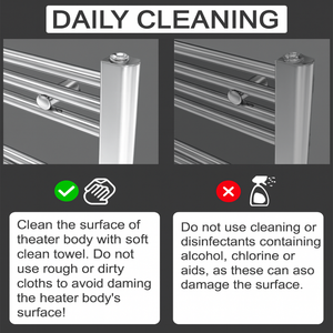 ARKO Chrome Heated Towel Rail 400x800mm – Wall Mounted Ladder Radiator