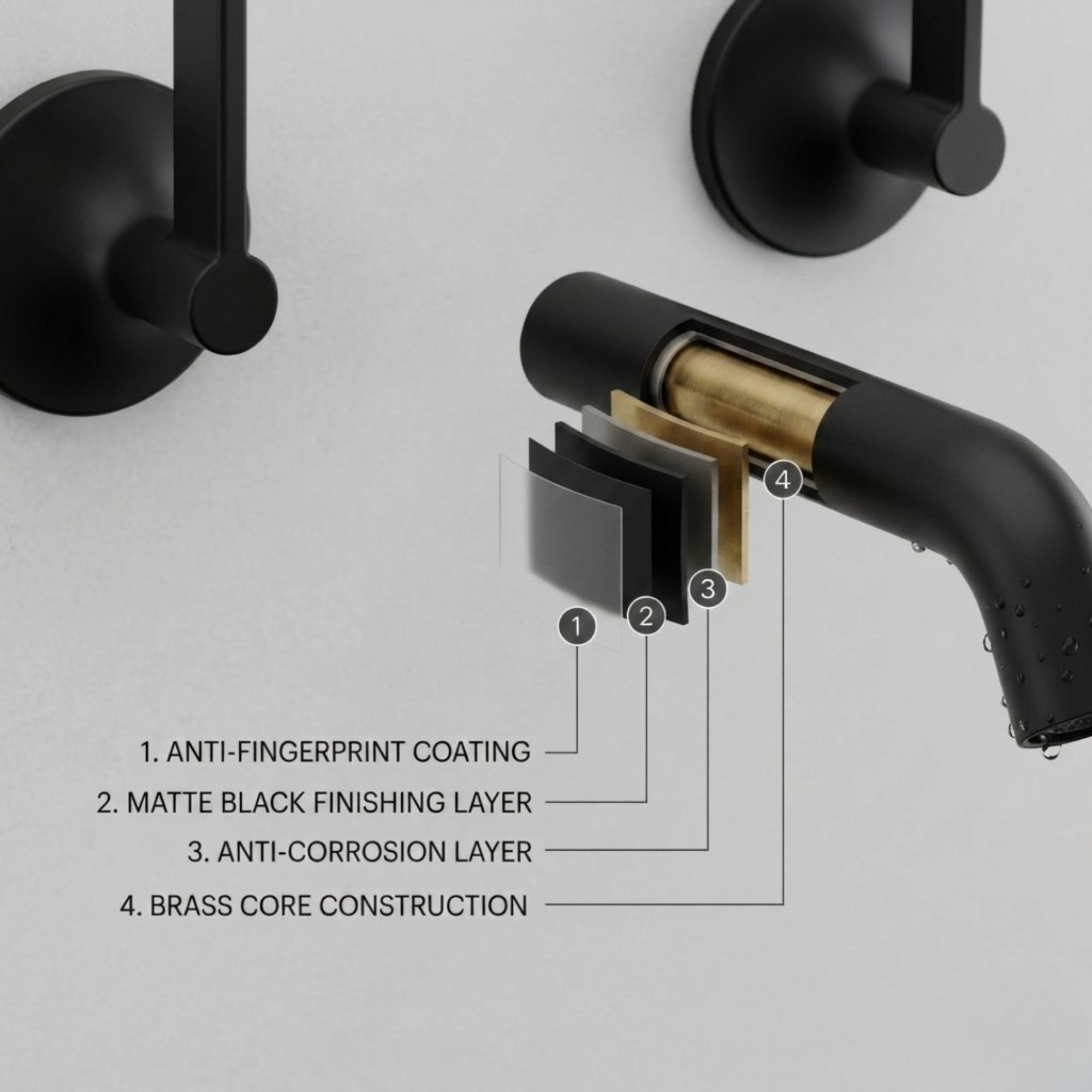 Arlo Bath Filler – Black