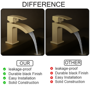 Arko Vista Basin Mixer Tap & Bath Shower Set with Bath Waste – Brass